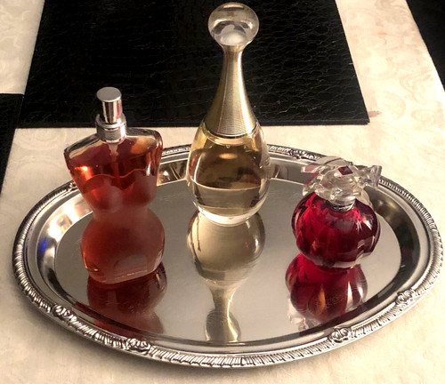 New oval vanity tray perfume - vanity,